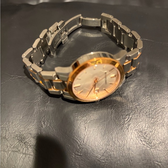 Burberry Two-Tone Silver and Rose Gold Watch - Picture 4 of 5